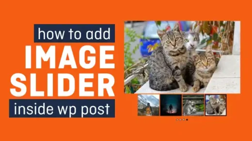 How to Create Image Slider in Wordpress