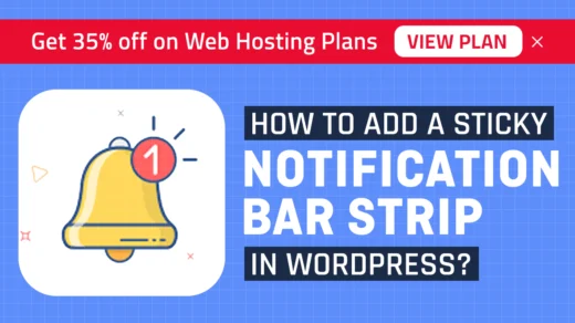How to Add Sticky Notification Bar in Wordpress