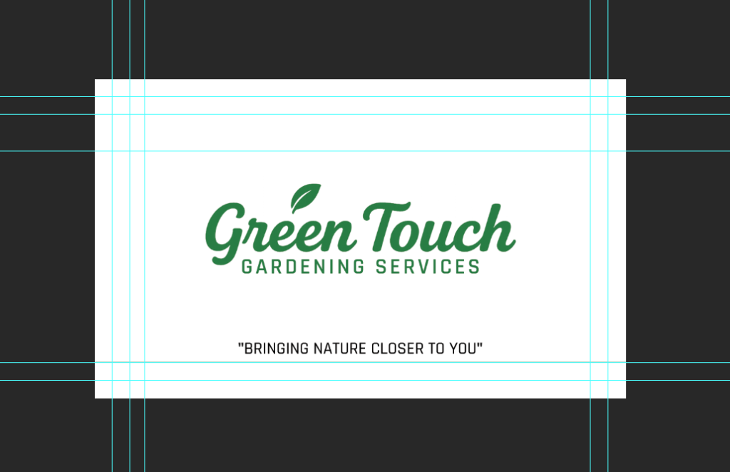 Create Business Card Design - Step-5 Back Side Design