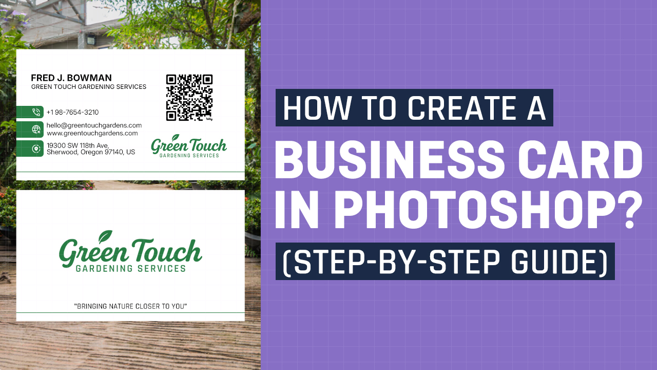 (Beginner's Guide) How to Create a Business Card in Photoshop